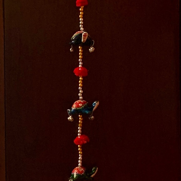 Lacquered Turtles Wall Door Hanging Garland Strand - Picture 8 of 8